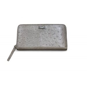 Kate Spade New York Ostrich Embossed‎ Leather Zip Around Wallet